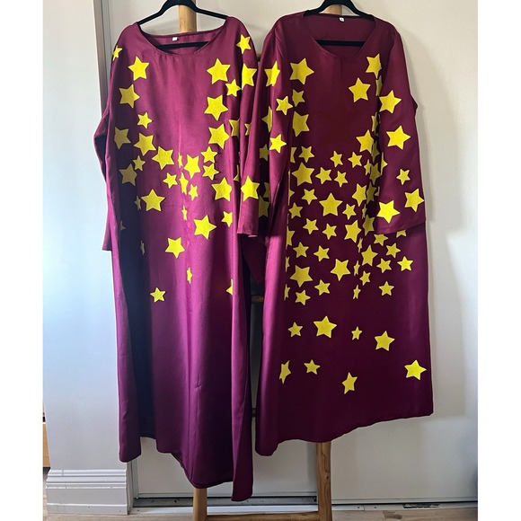 Other - Star Wizard Hooded Robe Costume for couples HANDMADE, Polyester, Size S and L